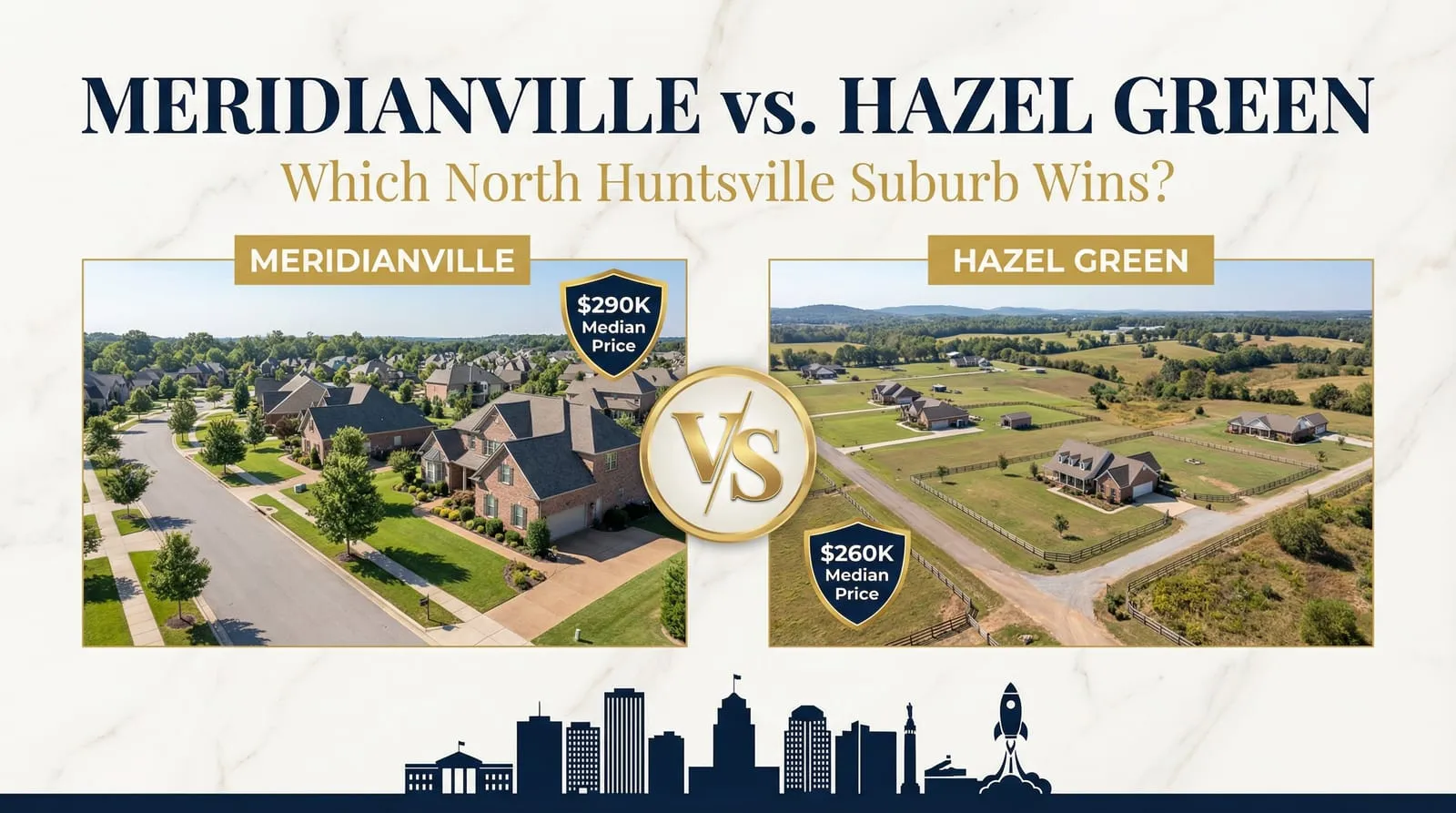 Meridianville vs. Hazel Green: Which North Huntsville Suburb Wins?