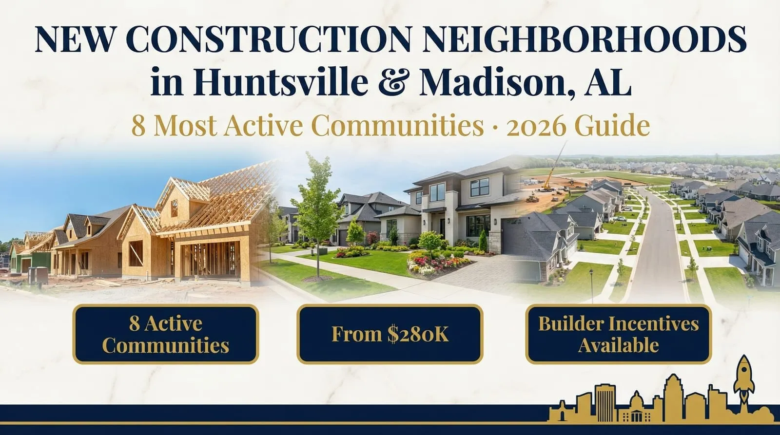 New Construction Neighborhoods in Huntsville & Madison