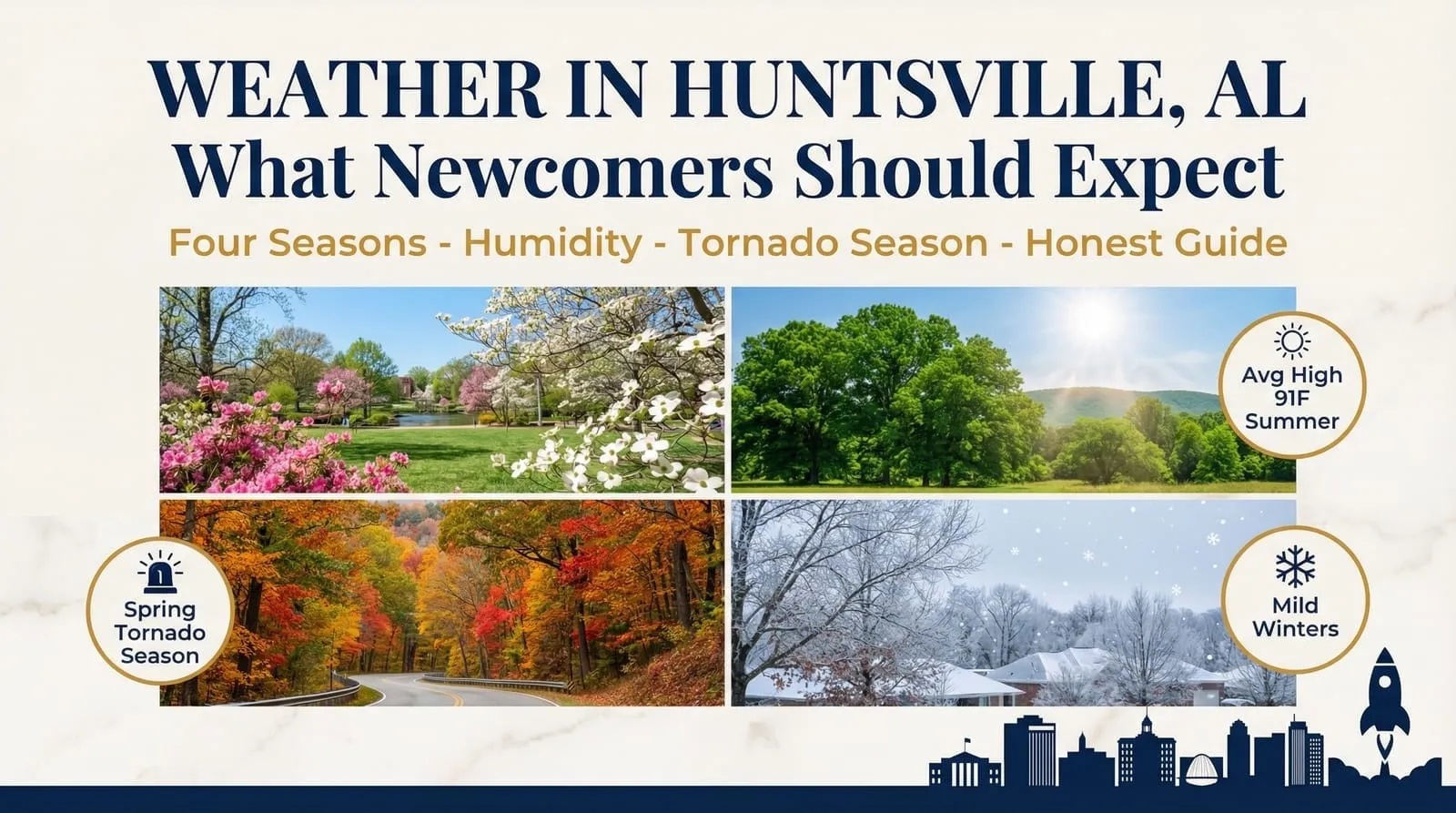 Weather in Huntsville, AL: What Newcomers Should Expect