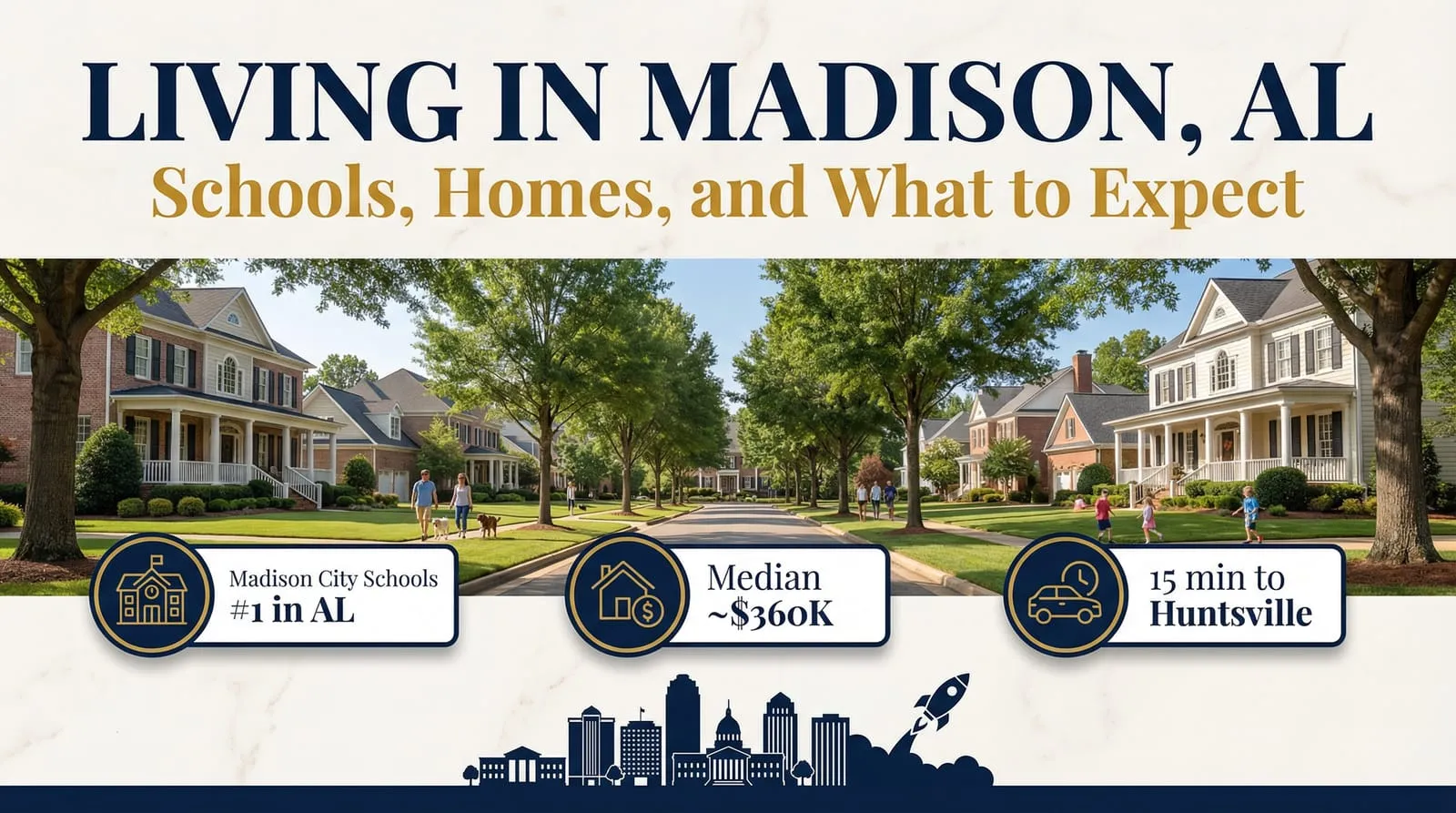 Living in Madison, AL: Schools, Homes, and What to Expect