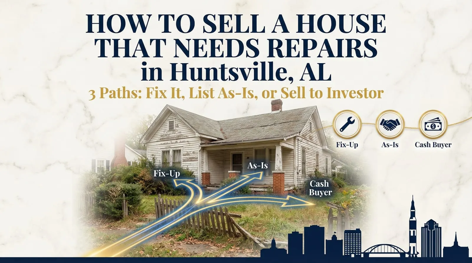 How to Sell a House That Needs Repairs in Huntsville, AL