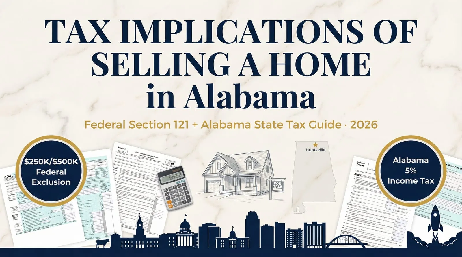 Tax Implications of Selling a Home in Alabama