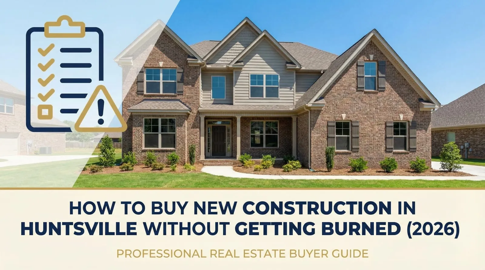 How to Buy New Construction in Huntsville Without Getting Burned